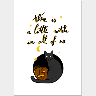 There is a little witch in all of us Posters and Art